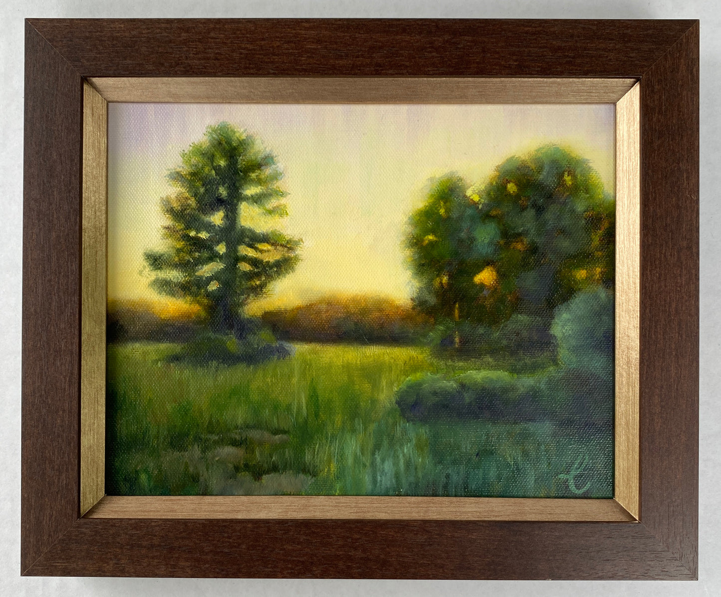 Sunset Study II - Original Tonalist Oil Painting