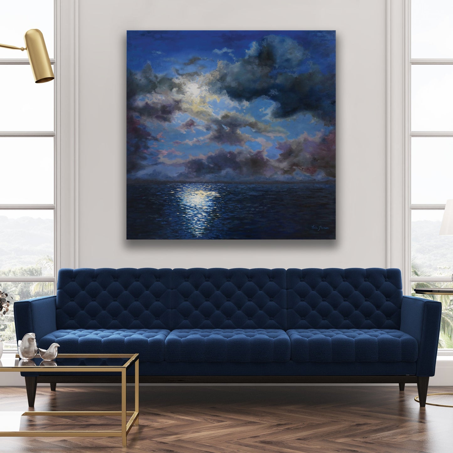 Moon Over Water Print