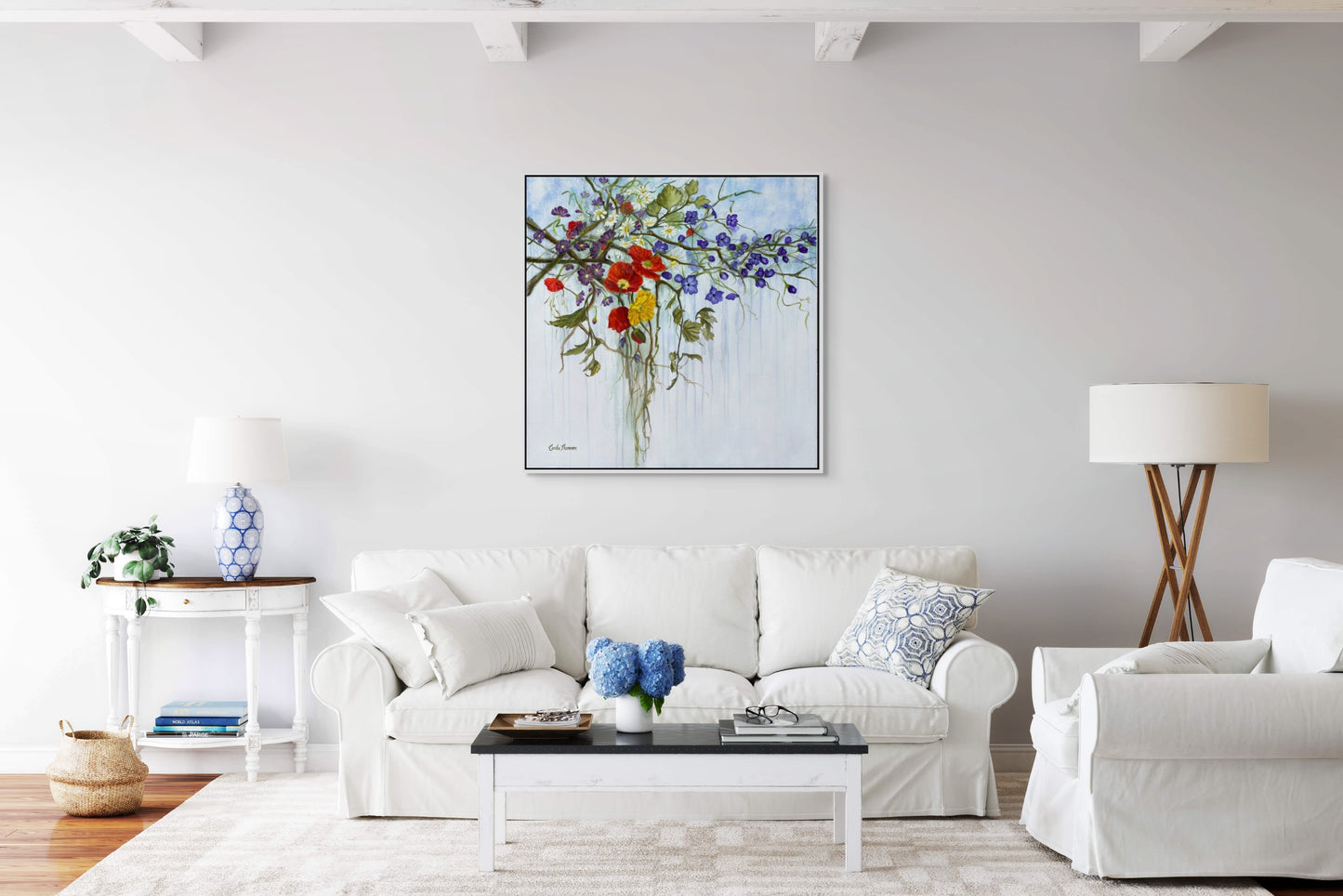 Entwined - Original floral oil painting