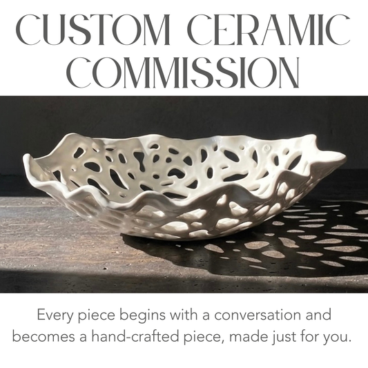 Ceramic Commission – A One-of-a-Kind Piece, Made Just for You