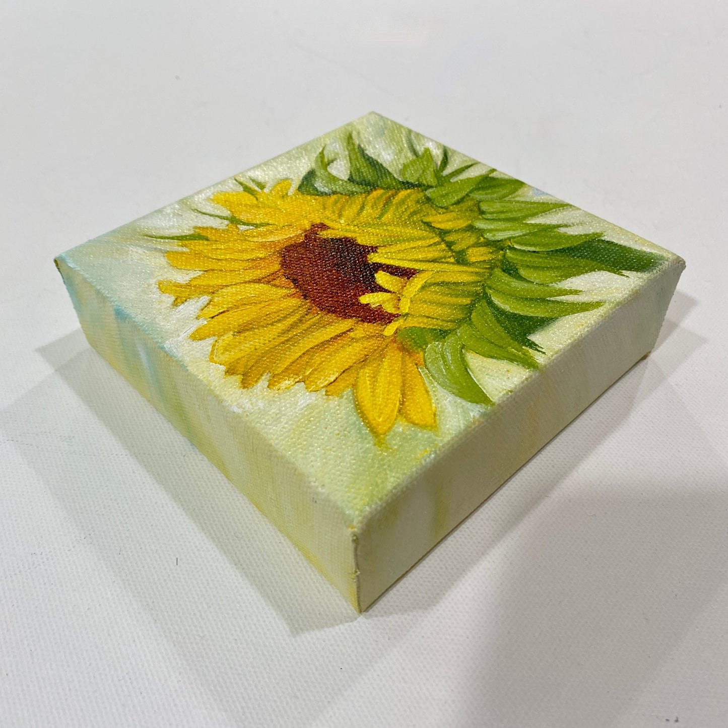 Mini Painting Emerging Sunflower