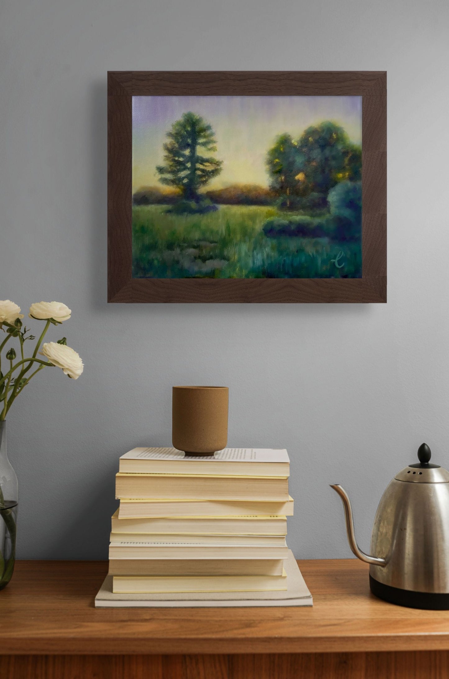 Sunset Study II - Original Tonalist Oil Painting